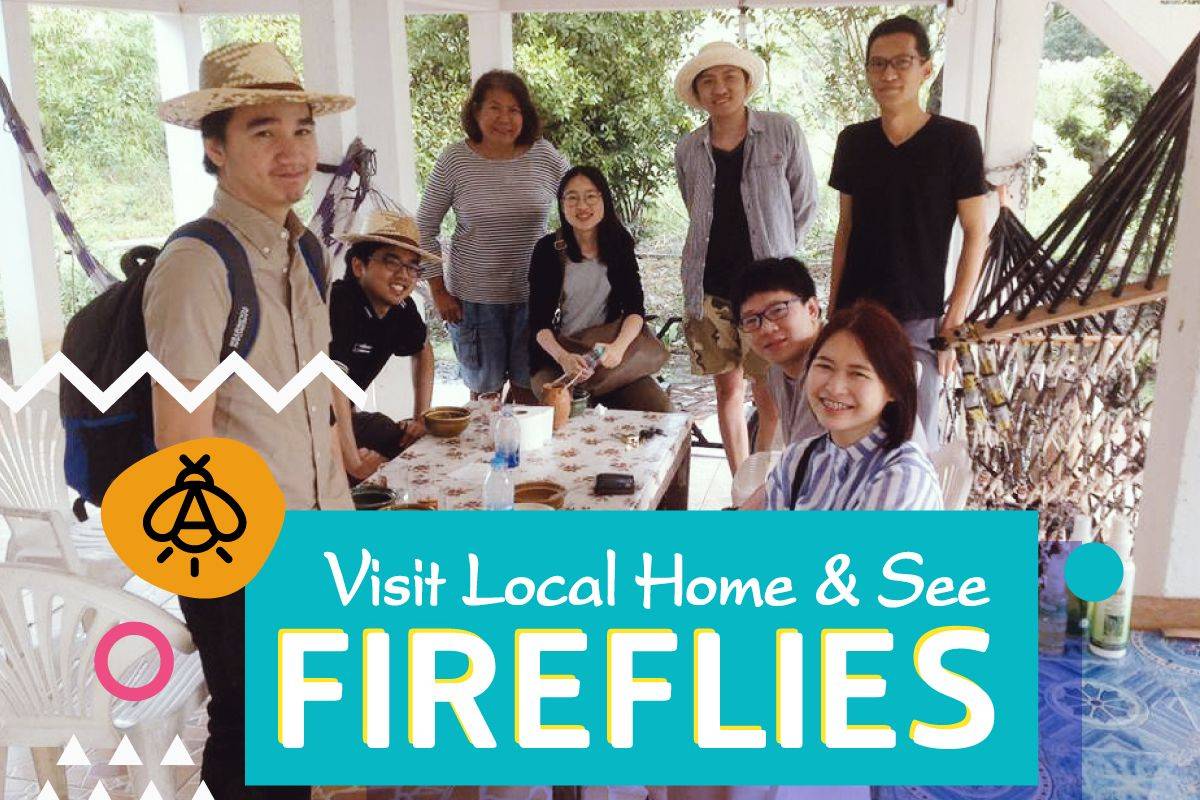 Visit Local Home & See Fireflies at Koh Kret