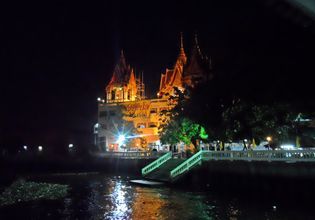 The Bukkalo Temple with night view.