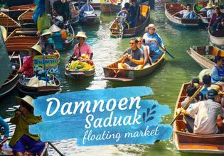 Explore the west of Thailand: Damnoen Saduak Floating Market
