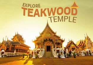 Explore Teakwood Temple & Sticky Waterfall of Chiang Mai
