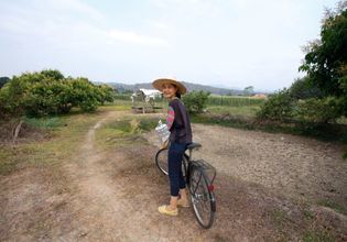 Agriculture Canal & Mount Life - Cycling - Picnic in Nature
