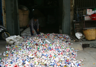 A lot of cans!