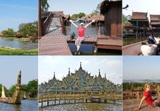 1 Day trip at Muang Boran (Ancient City) & Bangpoo Recreation Center.