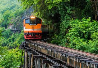 Historical Death Railway in Kanchanaburi province