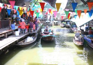 Thai Fun: Taling Chan Floating Market with Thai Puppet Show