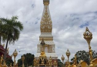 Pagoda of Birthday in Nakhon Phanom
