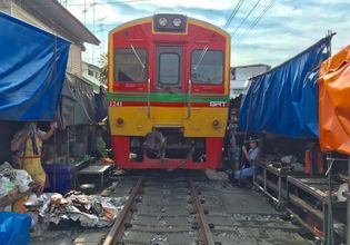 Train Market at 9 am