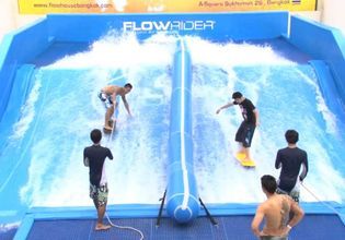 Escape the heat in Bangkok by surfing in the city