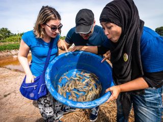 Shrimp Farm Visit & Tom Yum Kung Cooking