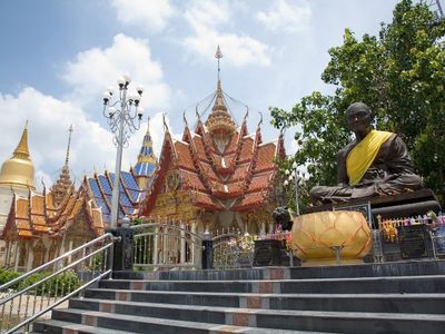 Amulet Market from Famous Temples in Nakhon Pathom